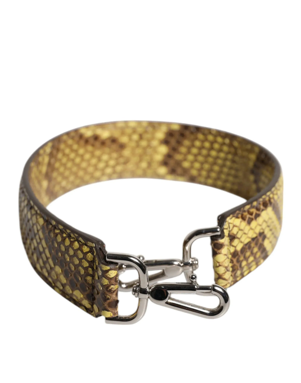 Dolce & Gabbana Yellow Exotic Leather Bag Shoulder Strap - Zeiniez