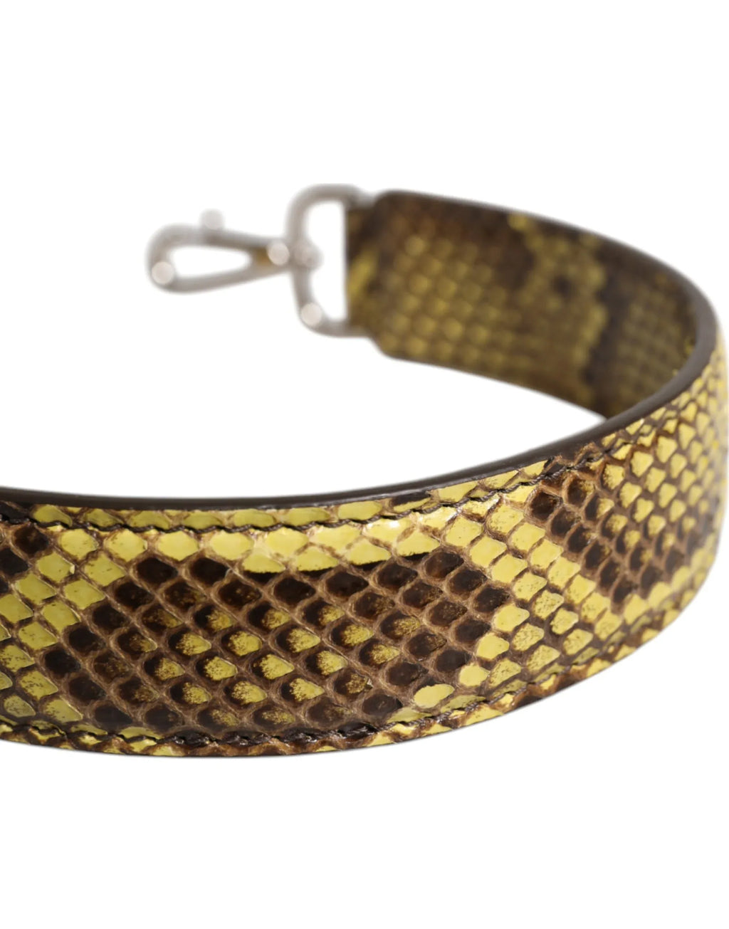 Dolce & Gabbana Yellow Exotic Leather Bag Shoulder Strap - Zeiniez
