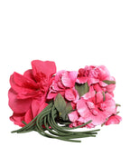 Dolce & Gabbana Multicolor Floral Applique Detail Tie Belt - Zeiniez