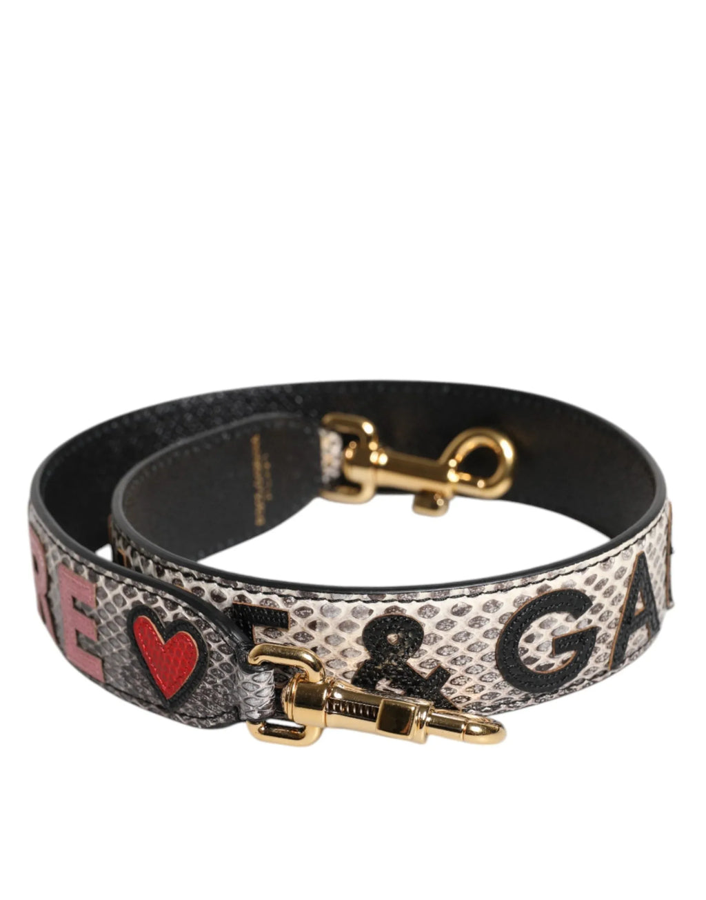 Dolce & Gabbana Multicolor DG AMORE Patch Bag Shoulder Strap - Zeiniez