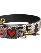 Dolce & Gabbana Multicolor DG AMORE Patch Bag Shoulder Strap - Zeiniez