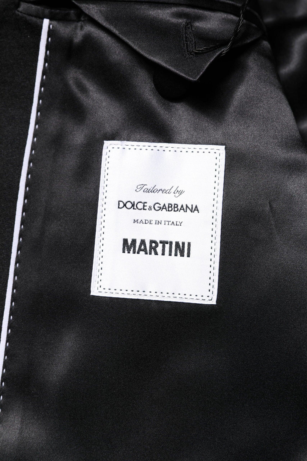 Dolce & Gabbana Black Single Breasted Men Coat MARTINI Blazer - Zeiniez