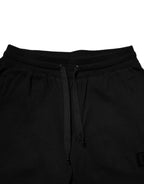 Dolce & Gabbana Black Cotton Mid Waist Jogger Sweatpants Pants - Zeiniez
