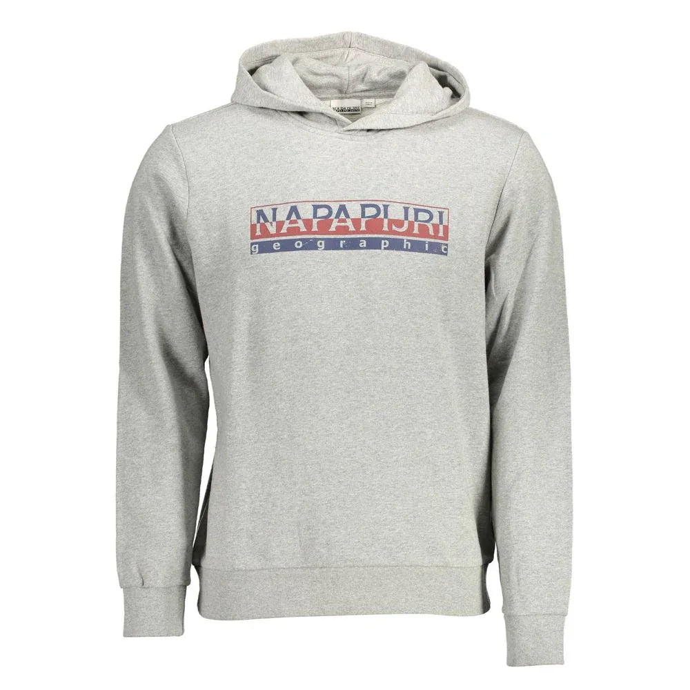 Napapijri Grigio Cotton Men Sweatshirt - Zeiniez
