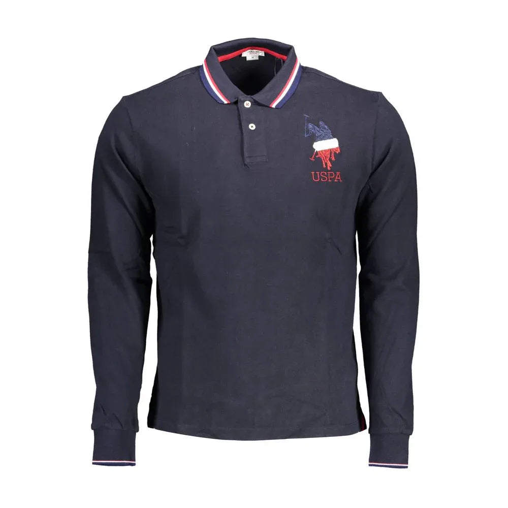 U.S. POLO ASSN. Blue Cotton Men Polo Shirt - Zeiniez