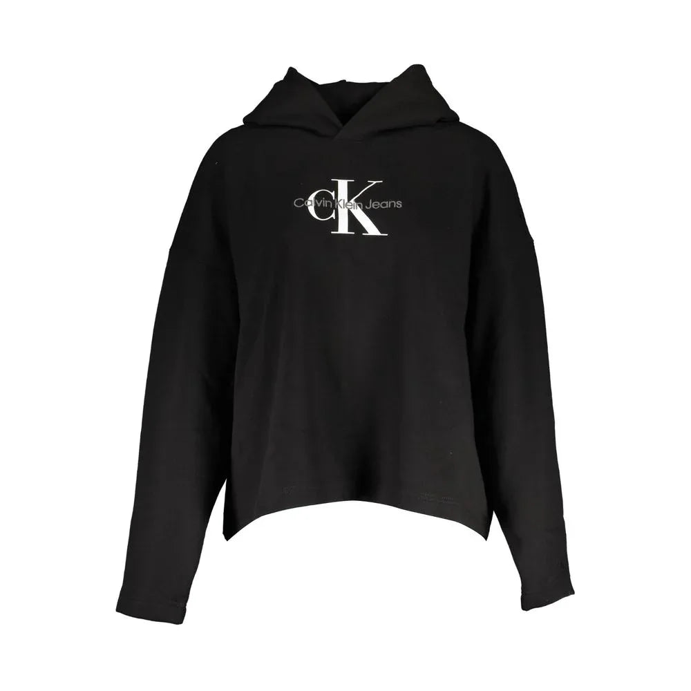 Calvin Klein Black Cotton Women's Hoodie - Zeiniez