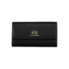La Martina Black Polyethylene Women Wallet - Zeiniez