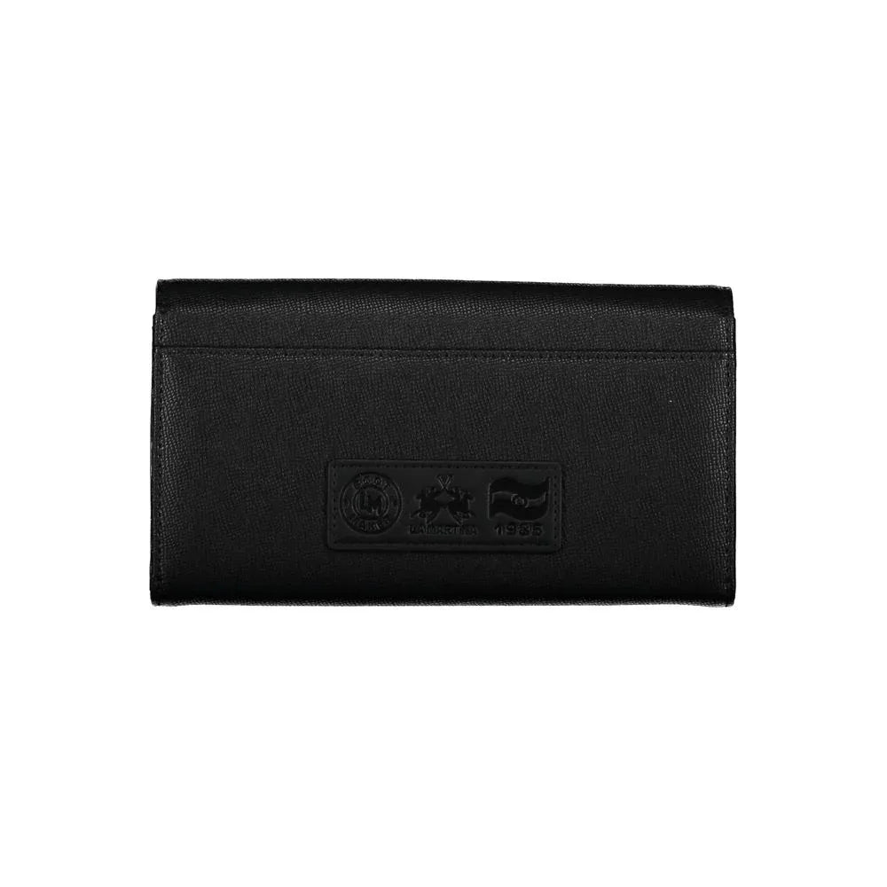 La Martina Black Polyethylene Women Wallet - Zeiniez