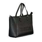 Mario Valentino Black Polyurethane Women Handbag - Zeiniez