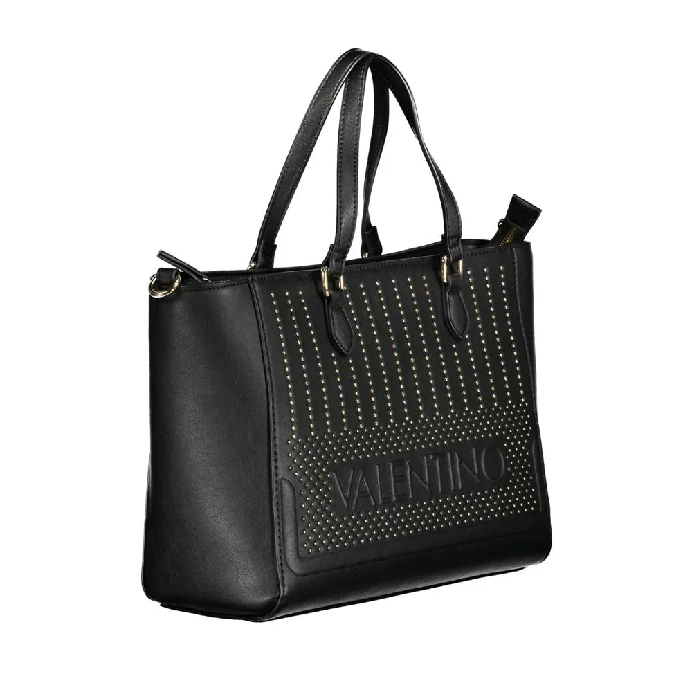 Mario Valentino Black Polyurethane Women Handbag - Zeiniez
