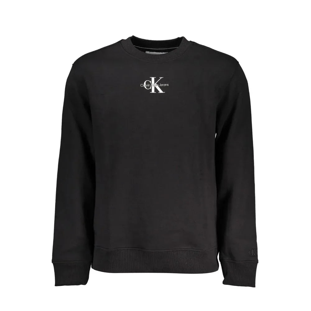 Calvin Klein Black Cotton Men's Sweatshirt - Zeiniez