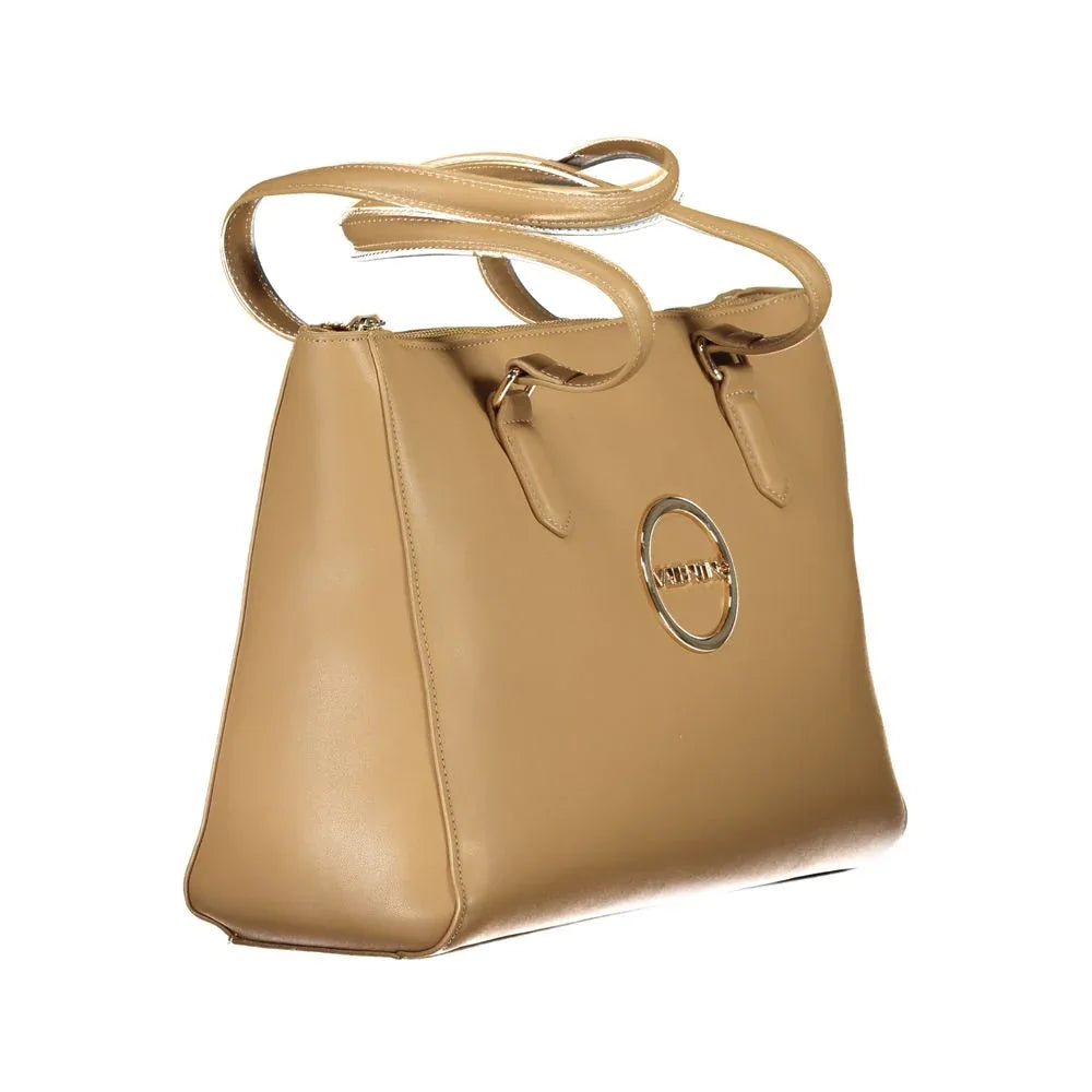 Mario Valentino Beige Polyurethane Women Handbag - Zeiniez