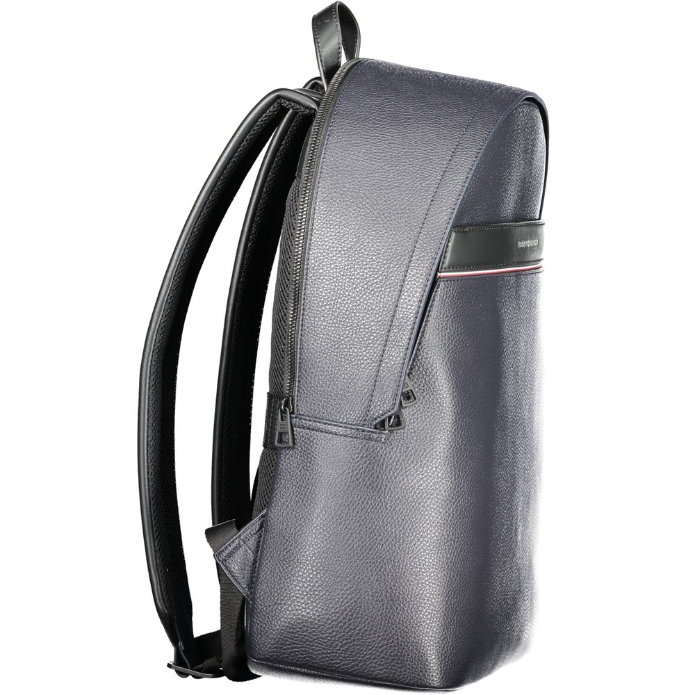 Tommy Hilfiger Blue Polyurethane Men's Backpack - Zeiniez