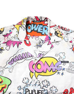 Dolce & Gabbana White Cartoon Print Cotton Men Pajama Set Sleepwear - Zeiniez