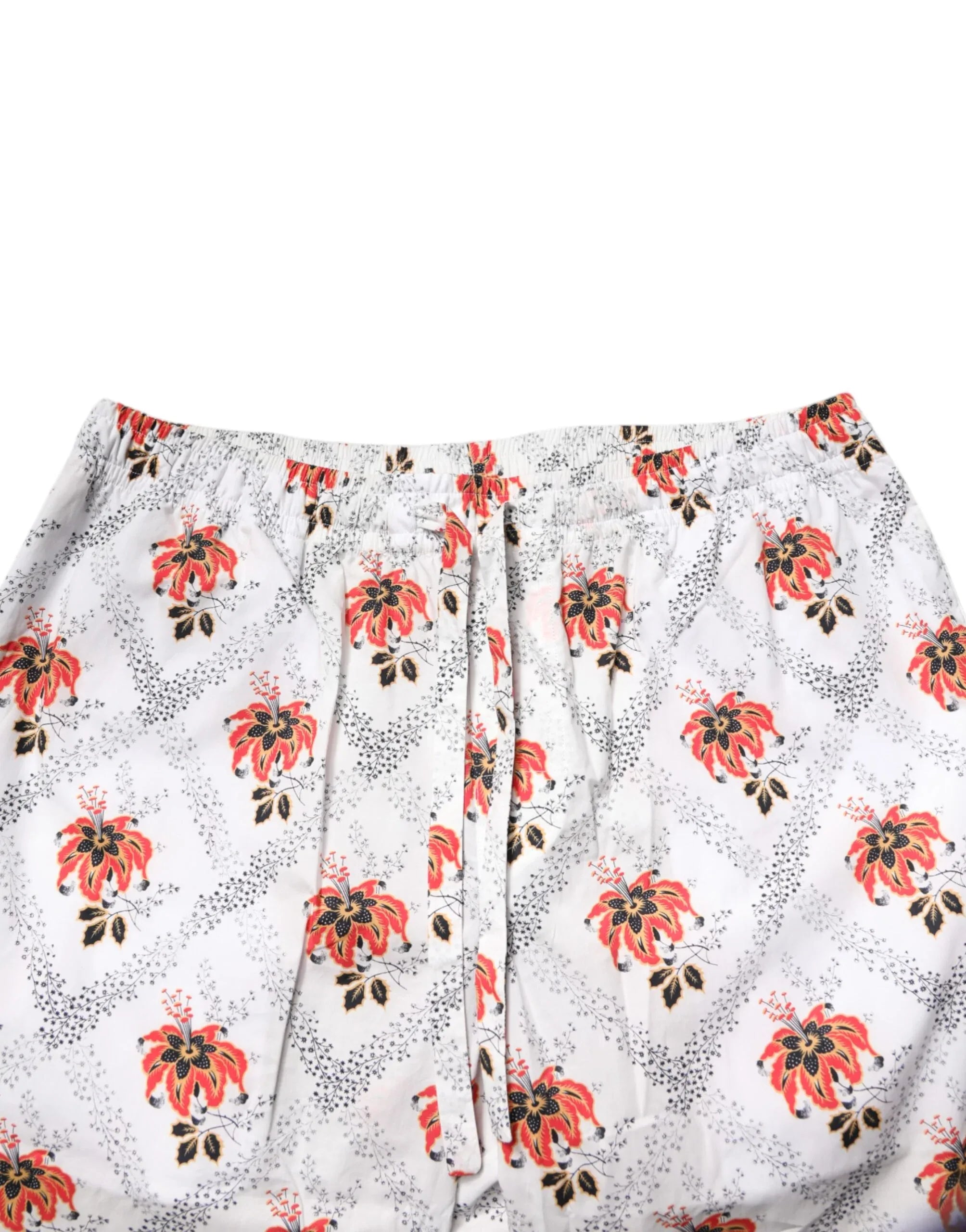 Dolce & Gabbana Multicolor Floral Print Cotton Pajama Set Sleepwear - Zeiniez