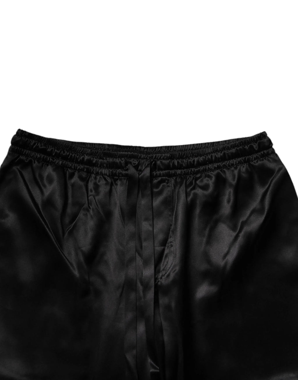 Dolce & Gabbana Black Silk Shirt Pants Pajama Set Sleepwear - Zeiniez