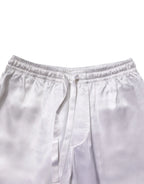 Dolce & Gabbana White Satin Silk Men Pajama Set Sleepwear - Zeiniez