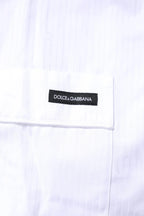 Dolce & Gabbana White Cotton Shirt Pants Pajama Set Sleepwear - Zeiniez