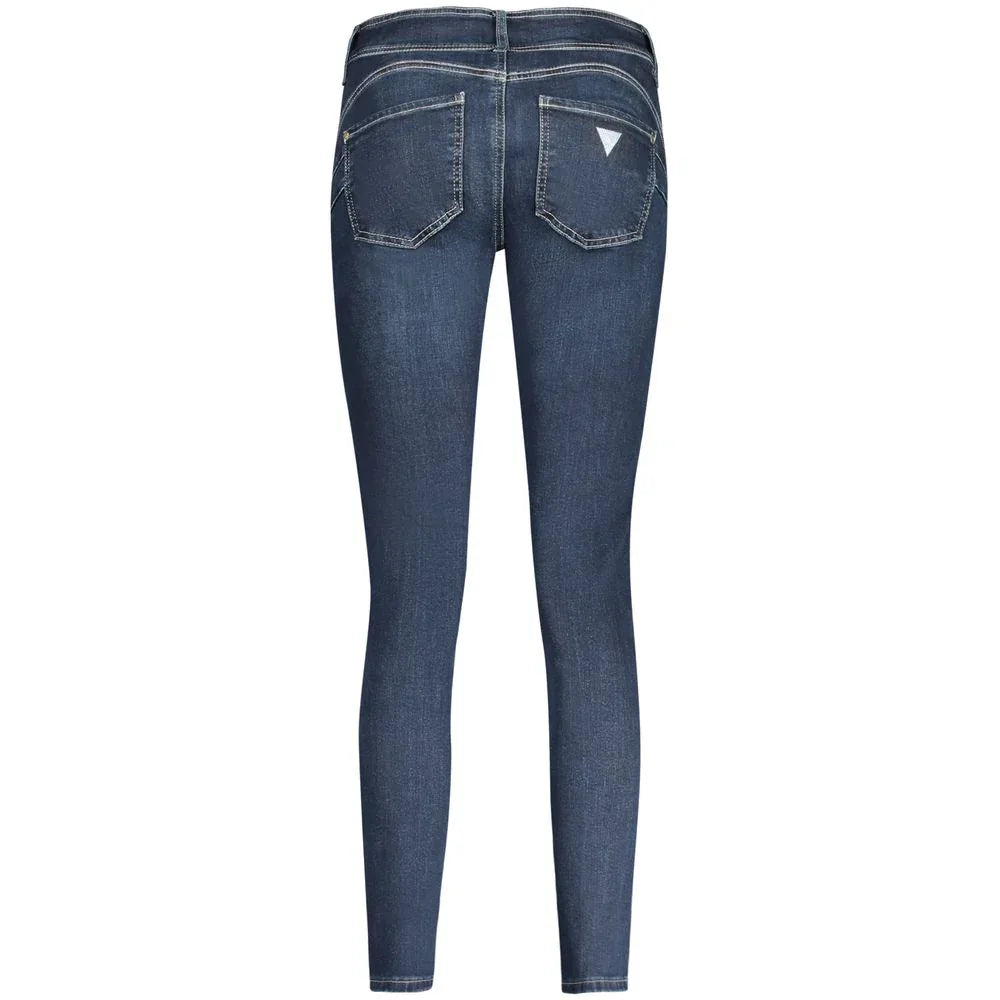 Guess Jeans Blue Cotton Women Skinny Jean - Zeiniez