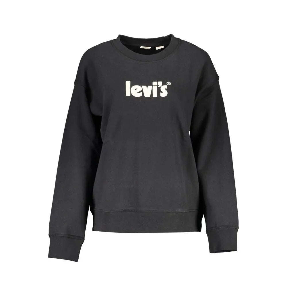 Levi's Black Cotton Women Sweatshirt - Zeiniez