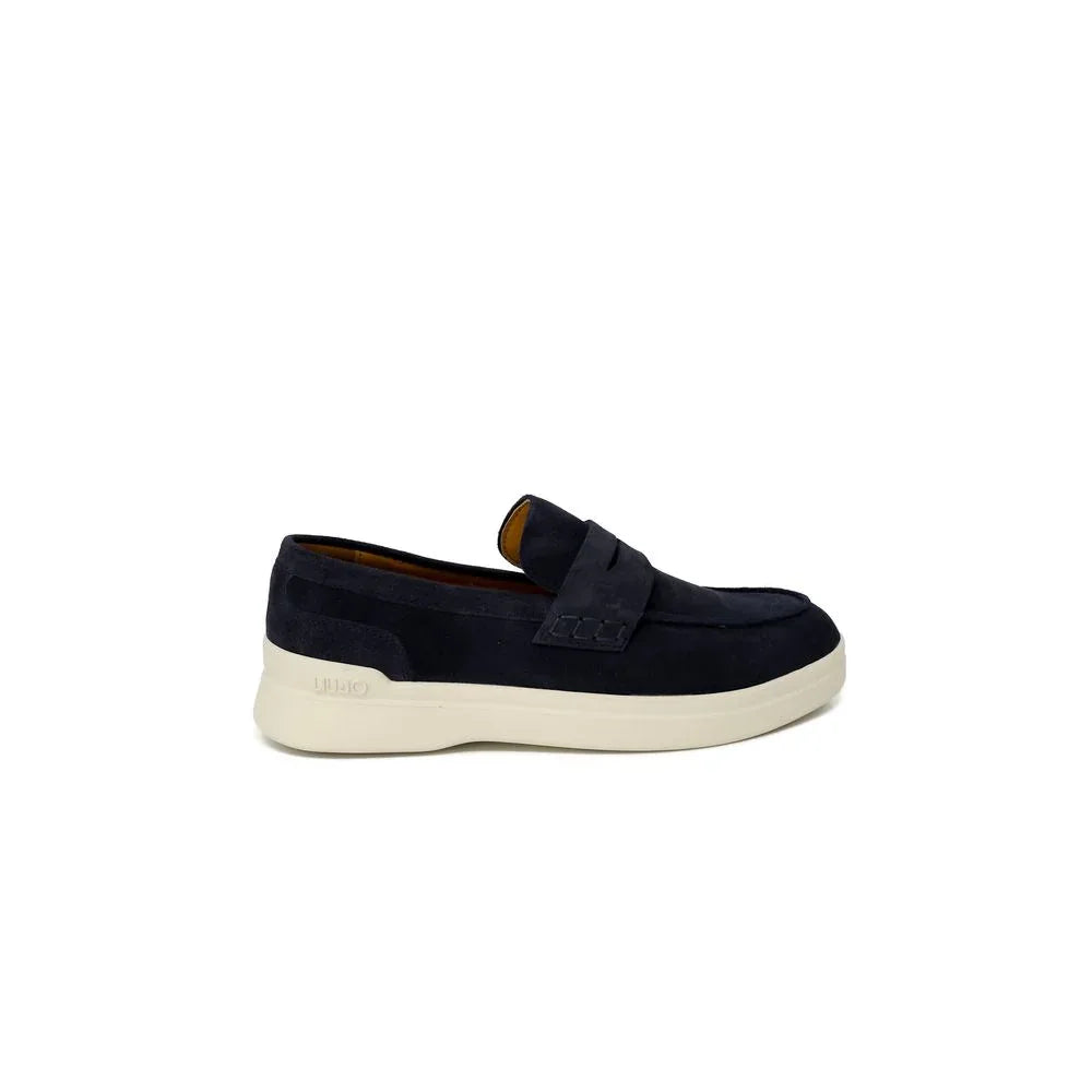 Liu Jo Blue Suede Leather Slip-On Loafers - Zeiniez