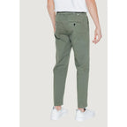 Liu Jo Green Cotton Casual Pants - Zeiniez