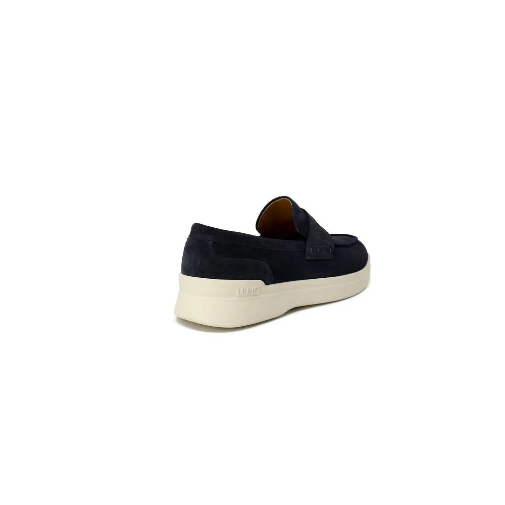 Liu Jo Blue Suede Leather Slip-On Loafers - Zeiniez