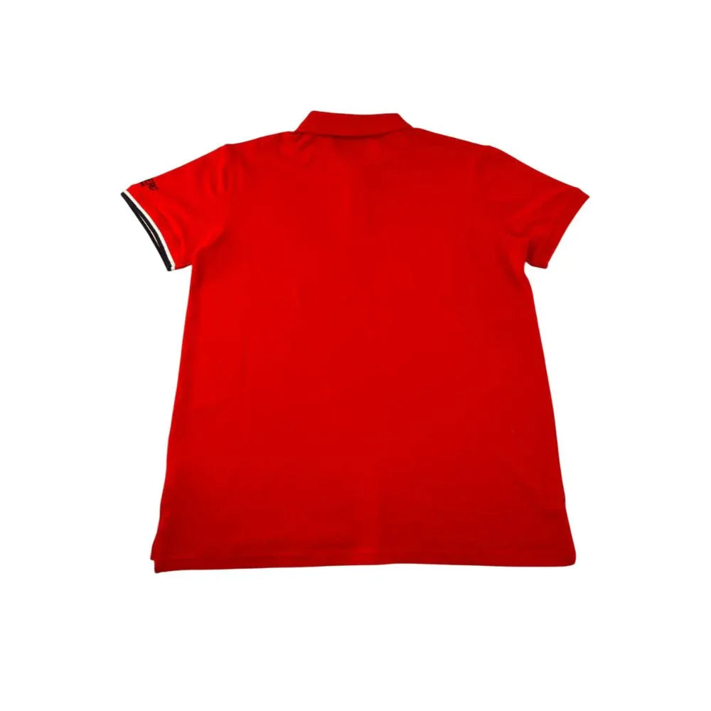 Iceberg Red Cotton Men Polo Shirt - Zeiniez