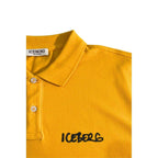 Iceberg Yellow Cotton Men Polo Shirt - Zeiniez