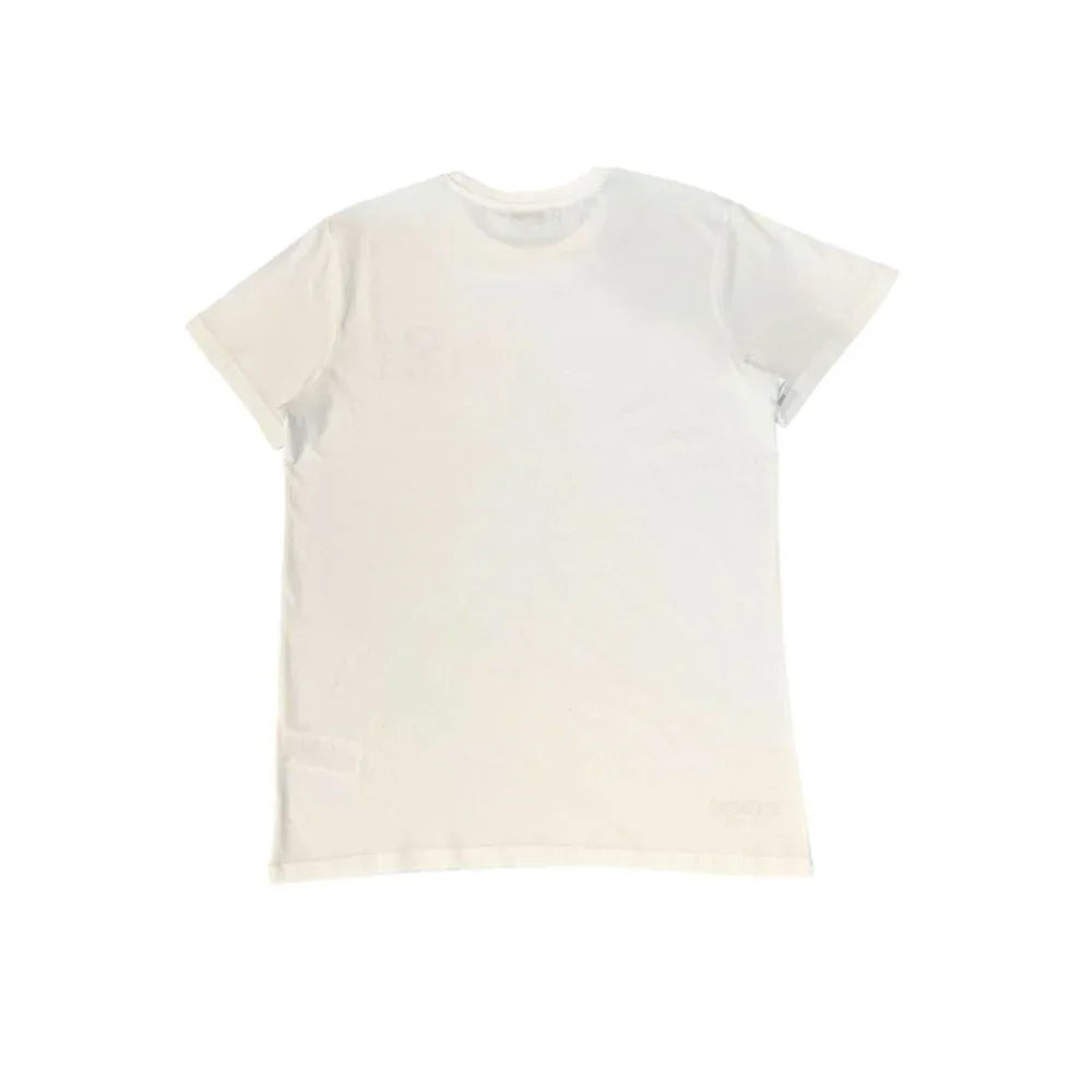 Iceberg White Cotton Men T-Shirt - Zeiniez