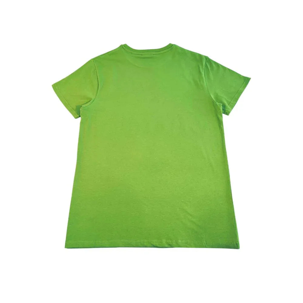 Iceberg Green Cotton Men T-Shirt - Zeiniez