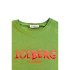 Iceberg Green Cotton Men T-Shirt - Zeiniez