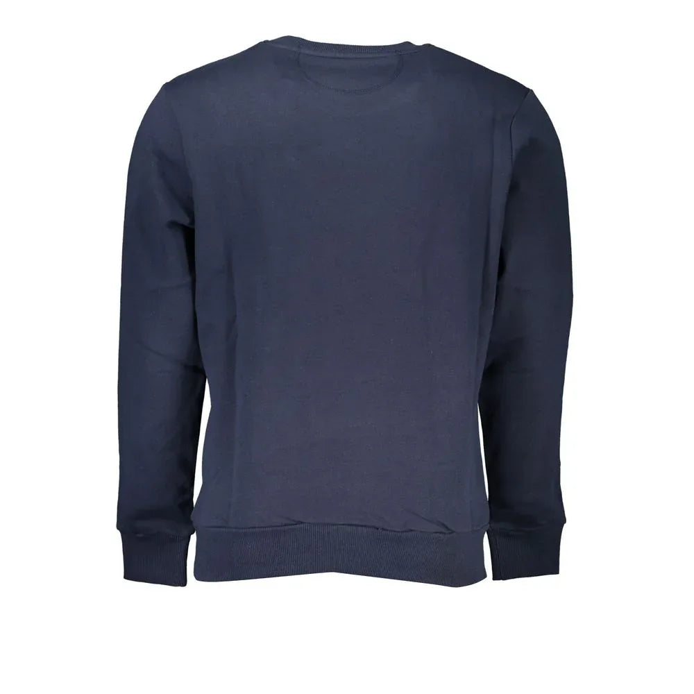 La Martina Blue Cotton Men's Sweatshirt - Zeiniez