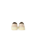 Fear Of God Beige Leather Low Top Sneakers - Zeiniez
