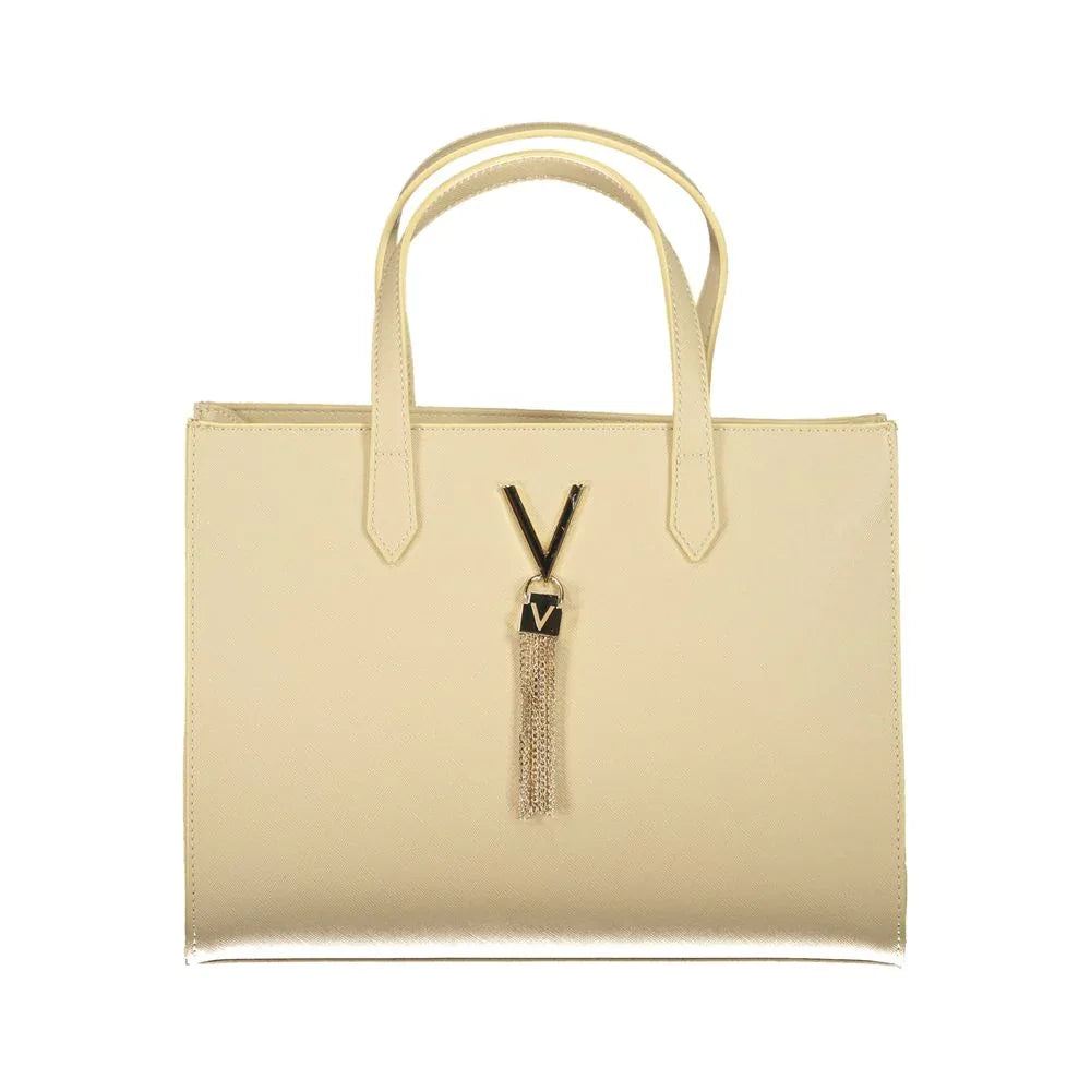 Mario Valentino Beige Polyurethane Women Handbag - Zeiniez
