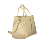 Mario Valentino Beige Polyurethane Women Handbag - Zeiniez