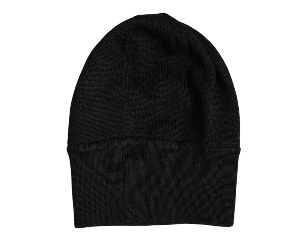 Dolce & Gabbana Black #DGLOVESLONDON Knitted Beanie Hat - Zeiniez