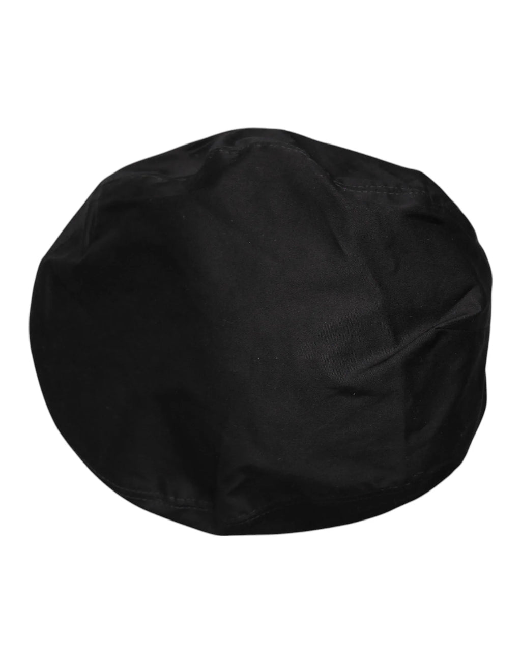 Dolce & Gabbana Black Cotton Newsboy Capello Cabbie Hat - Zeiniez