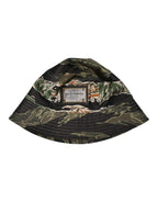 Dolce & Gabbana Multicolor DG Plaque Wide Brim Bucket Hat - Zeiniez