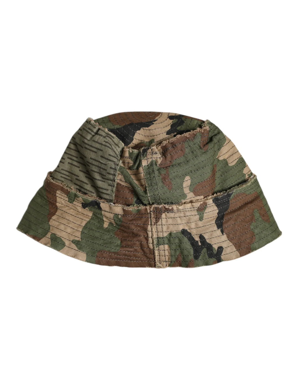 Dolce & Gabbana Multicolor Leopard Embellish Wide Brim Bucket Hat - Zeiniez
