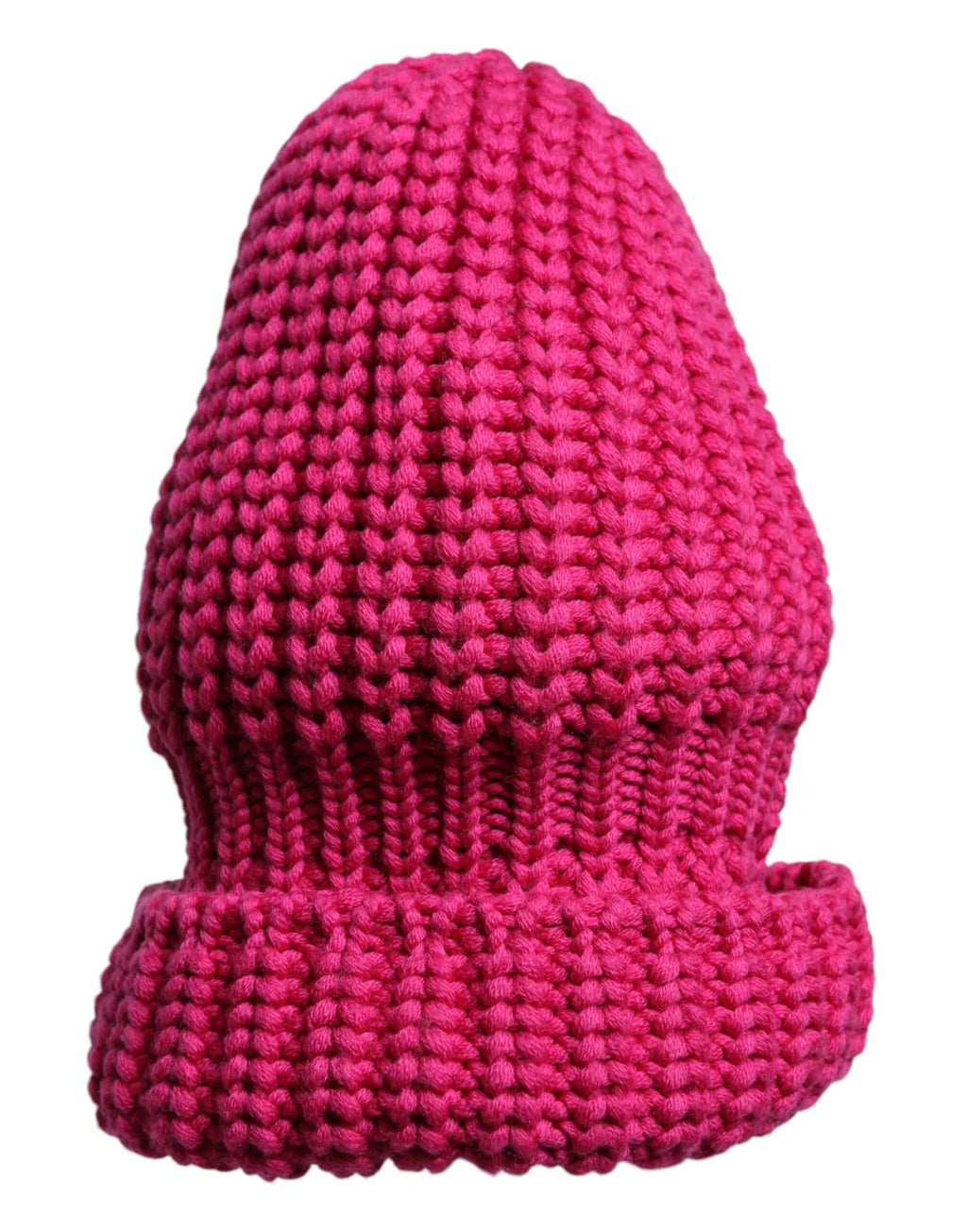 Dolce & Gabbana Pink Solid Wool Knitted Winter Beanie Hat - Zeiniez