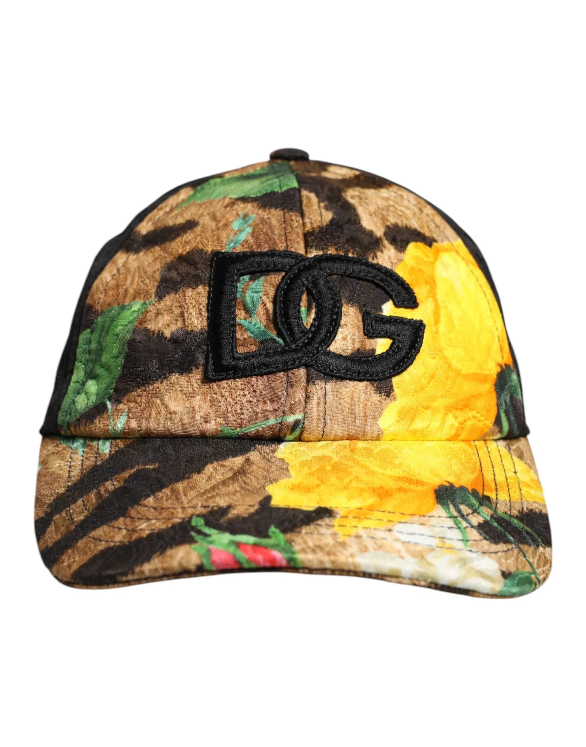 Dolce & Gabbana Multicolor DG Logo Patch 6 Panels Baseball Cap - Zeiniez
