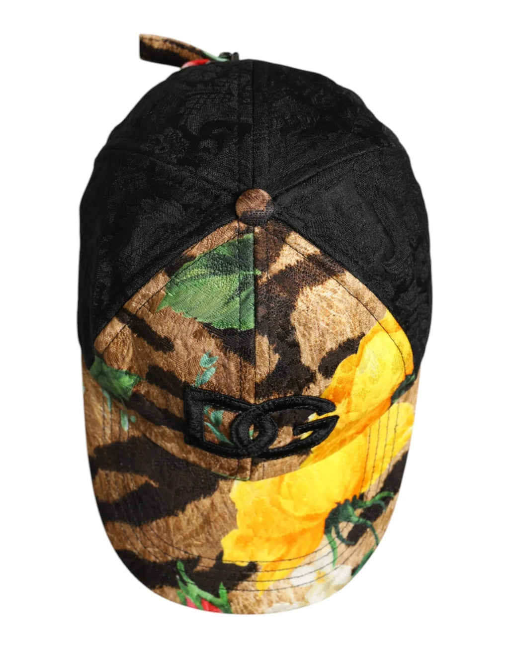 Dolce & Gabbana Multicolor DG Logo Patch 6 Panels Baseball Cap - Zeiniez
