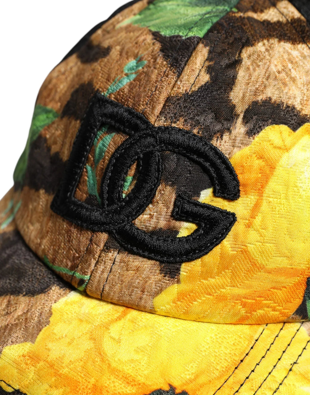 Dolce & Gabbana Multicolor DG Logo Patch 6 Panels Baseball Cap - Zeiniez