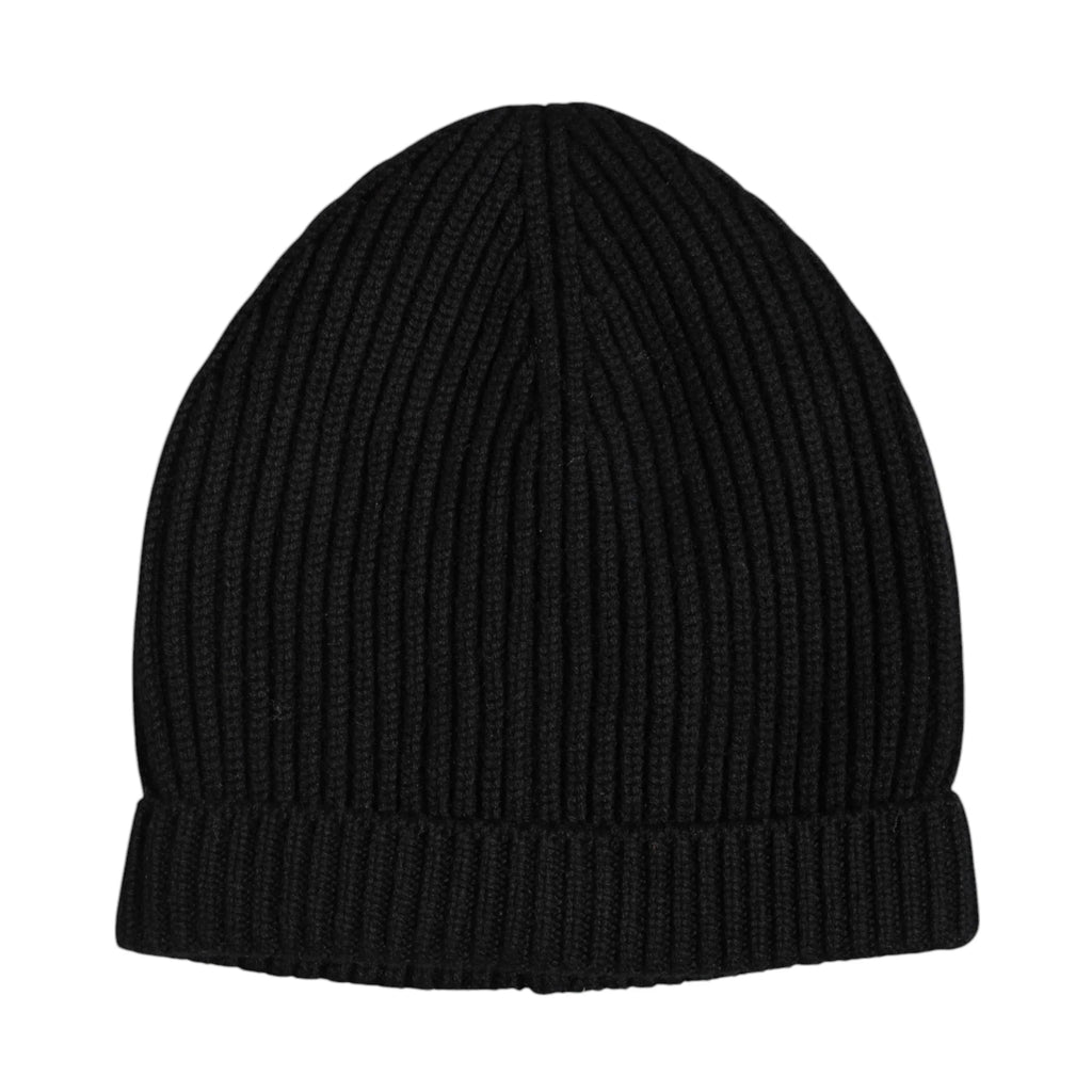 Dolce & Gabbana Black Cashmere Knitted Winter Beanie Hat - Zeiniez