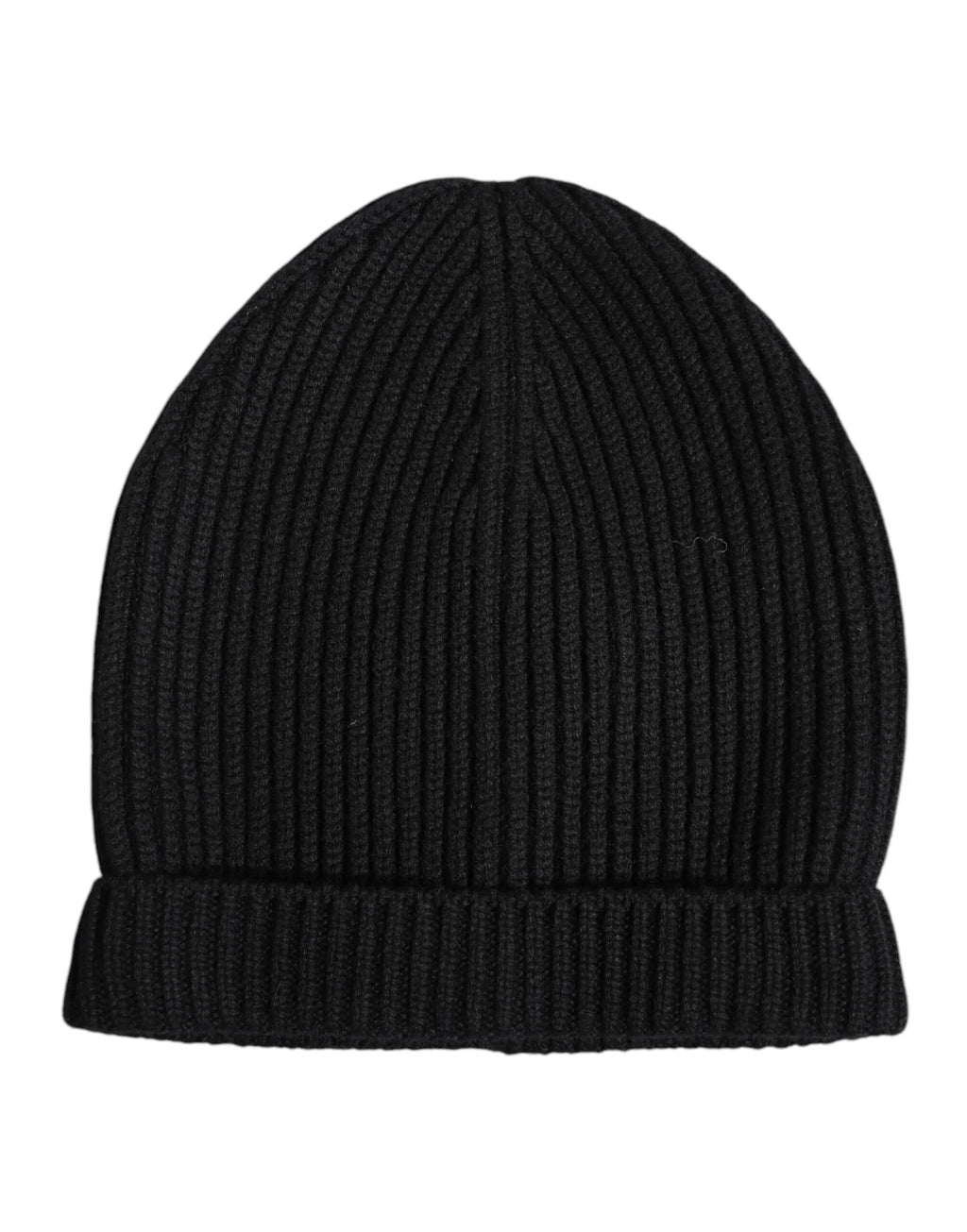 Dolce & Gabbana Black Cashmere Knitted Winter Beanie Hat - Zeiniez