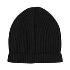 Dolce & Gabbana Black Cashmere Knitted Winter Beanie Hat - Zeiniez