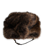 Dolce & Gabbana Brown Fur Women Bucket Hat - Zeiniez