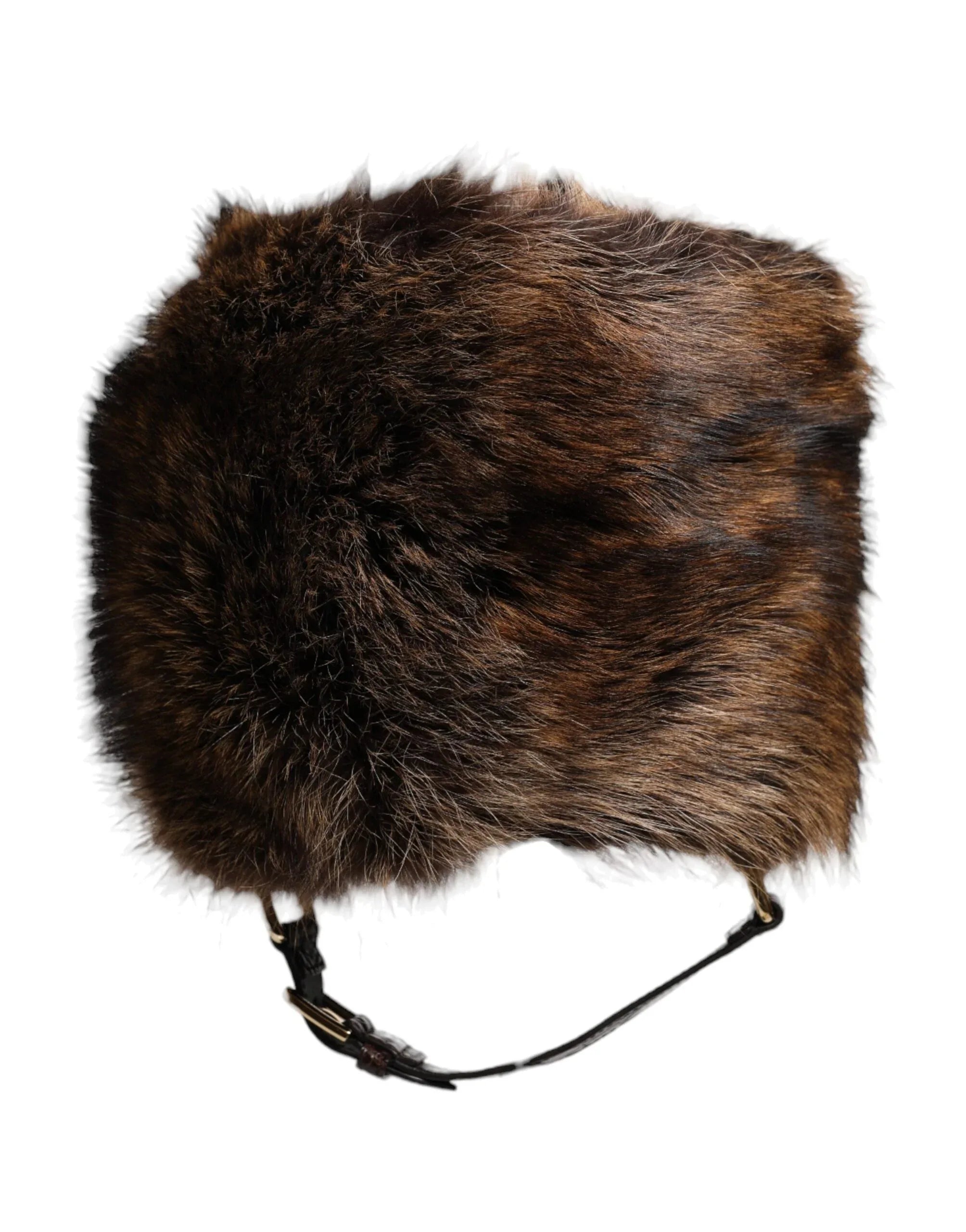 Dolce & Gabbana Brown Fur Women Bucket Hat - Zeiniez