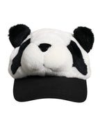 Dolce & Gabbana Black White Panda Fur Women Baseball Cap - Zeiniez